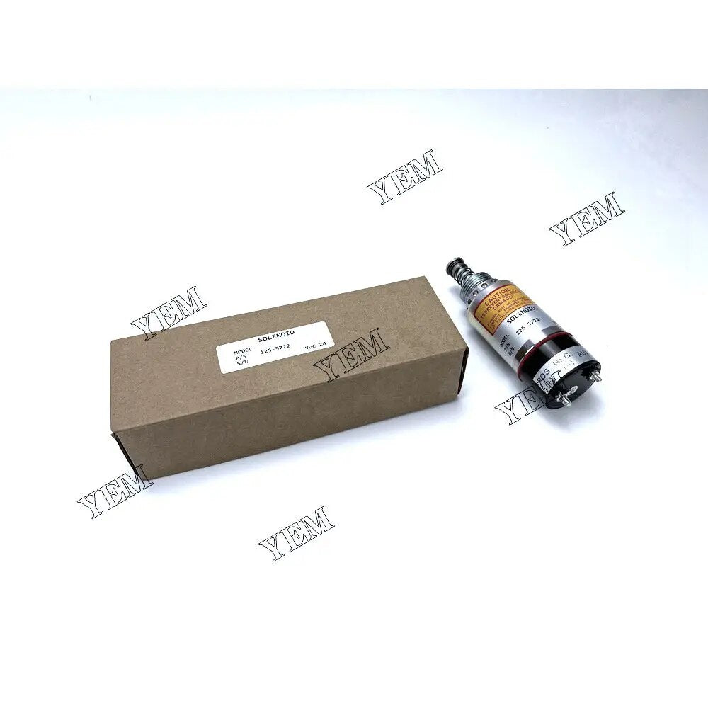 For Caterpillar excavator engine 3116 Shutdown Solenoid 125-5772 8C-3662 YEMPARTS