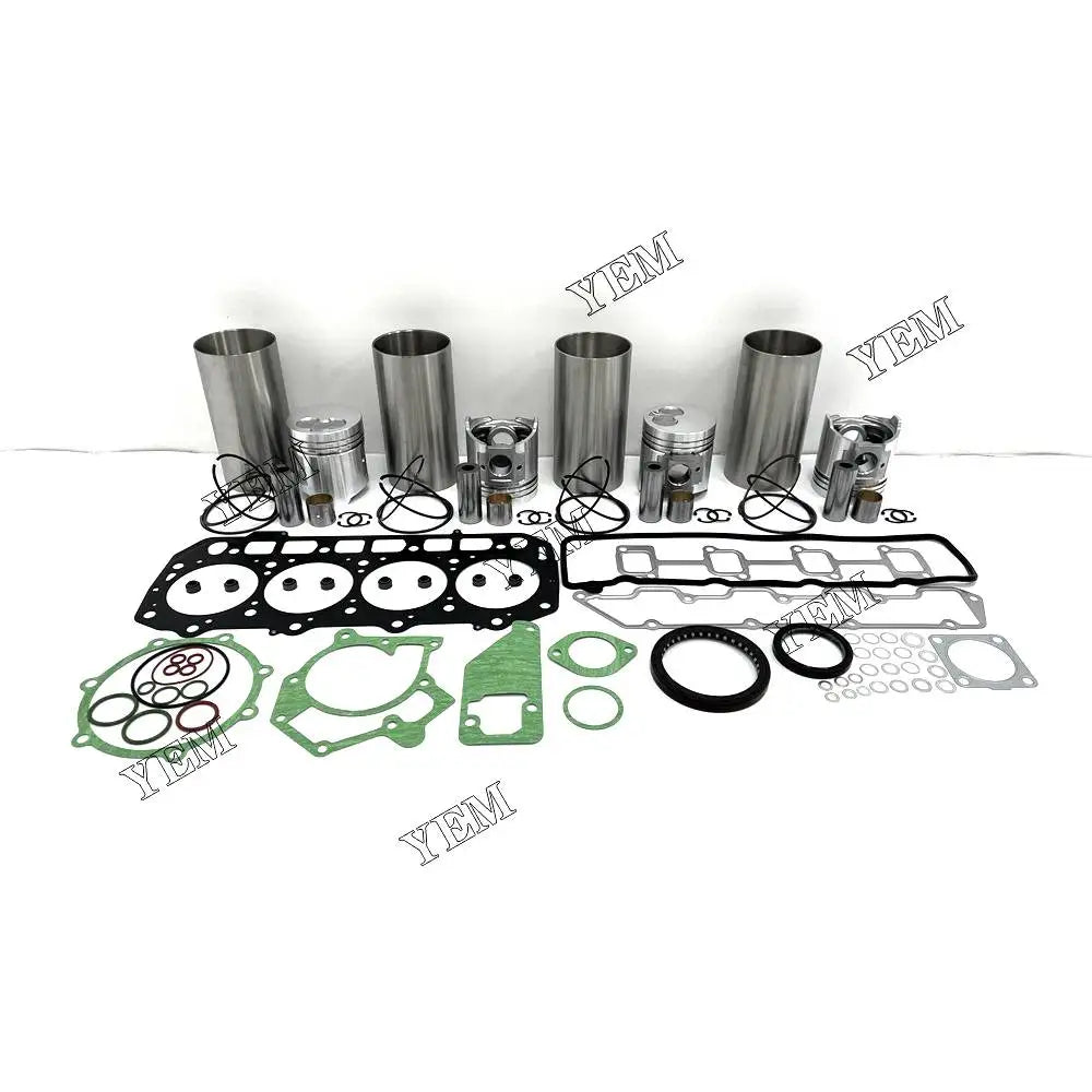 1 year warranty For Yanmar Engine Rebuilding Kit With Full Gasket Set Cylinder Piston Rings Liner 4D94E engine Parts YEMPARTS