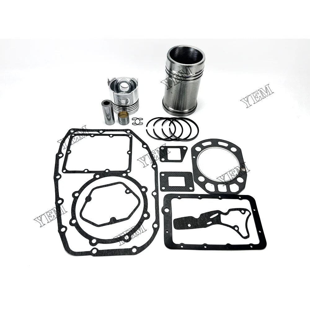 For Yanmar excavator engine TF140 Rebuild Kit With Liner Piston Rings Full Gasket Kit YEMPARTS
