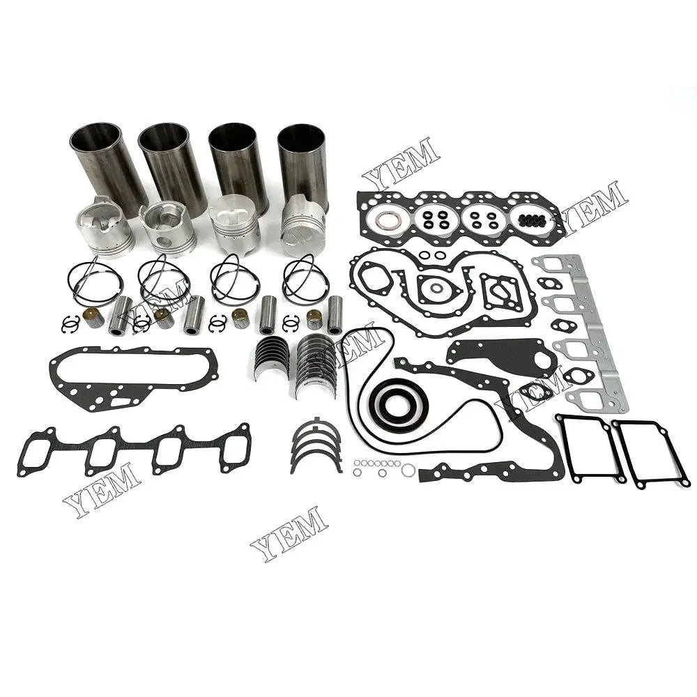 4X High performanceOverhaul Rebuild Kit With Gasket Set Bearing For Toyota 3B Engine YEMPARTS