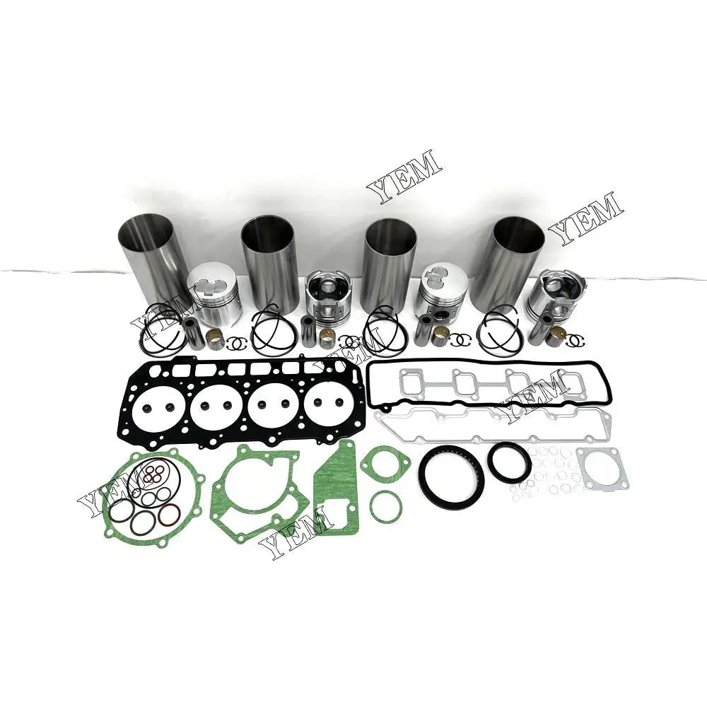 1 year warranty For Yanmar Engine Rebuilding Kit With Full Gasket Set Cylinder Piston Rings Liner 4D94E engine Parts YEMPARTS