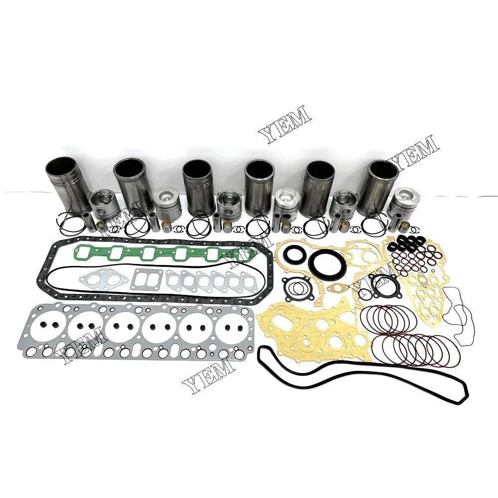competitive price Overhaul Liner Kit With Gasket Set For Nissan FD6 excavator engine part YEMPARTS