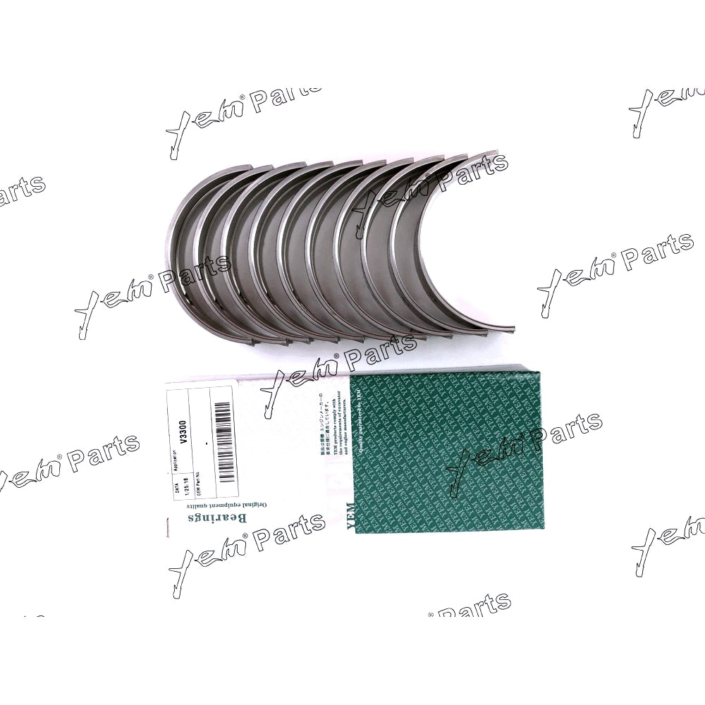 YEM Engine Parts Main Bearing Oversize +0.50mm For Kubota V3300 Engine Parts For Kubota