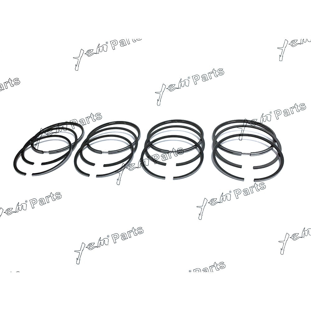 YEM Engine Parts 4 Sets STD Piston Ring Set Kit For Kubota V1100 Piston Ring 72MM For Kubota