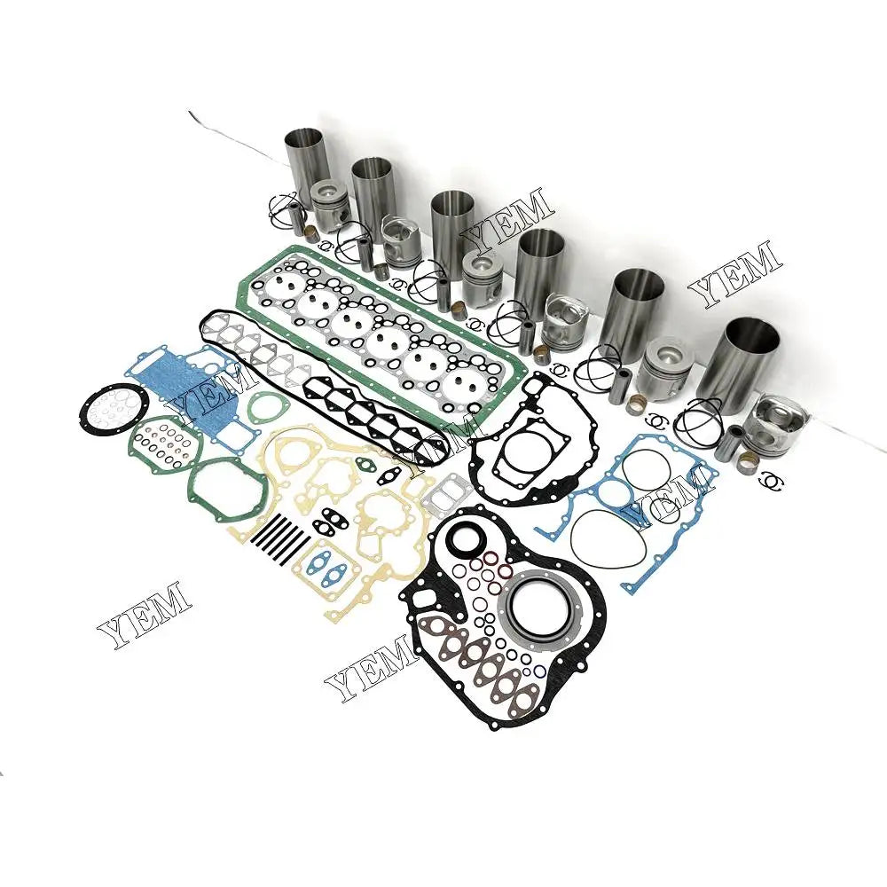 1 year warranty For Isuzu Repair Kit With Piston Rings Liner Gaskets 6D34 engine Parts YEMPARTS