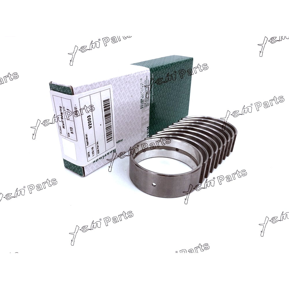 YEM Engine Parts Main Bearing Oversize + 0.25mm For Kubota V2003 Engine Parts For Kubota