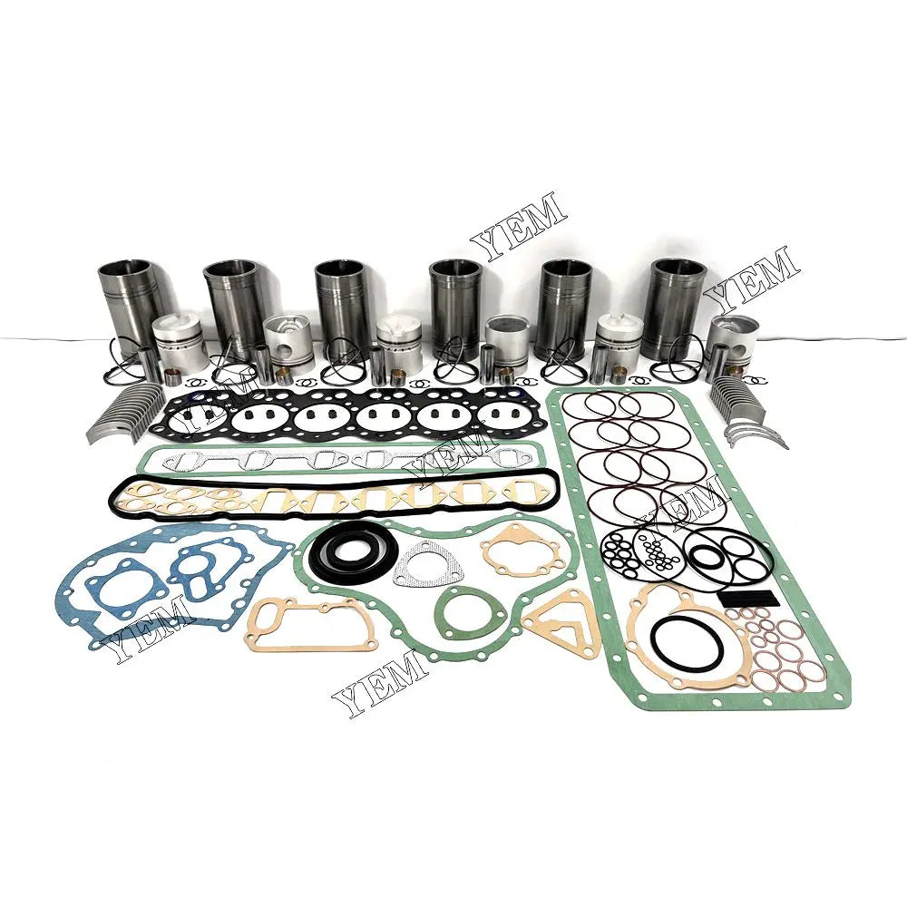 competitive price Overhaul Rebuild Kit With Gasket Set Bearing For Mitsubishi 6DS70 excavator engine part YEMPARTS
