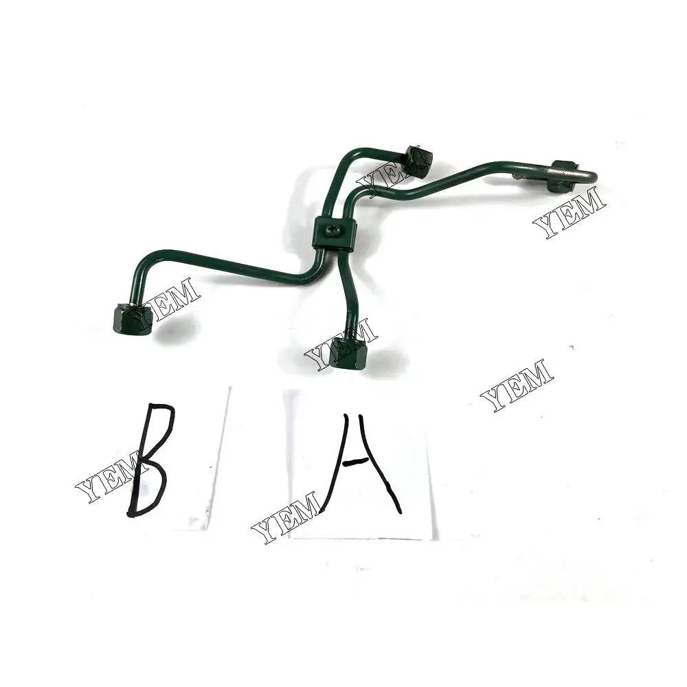 1 year warranty V3800-CR Pipe,Injection 1J500-53750 1J500-53760 For Kubota engine Parts YEMPARTS