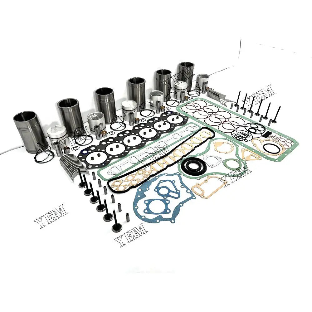 competitive price Engine Repair Liner Kit Full Gasket Set Bearing Valve For Mitsubishi 6DS70 excavator engine part YEMPARTS