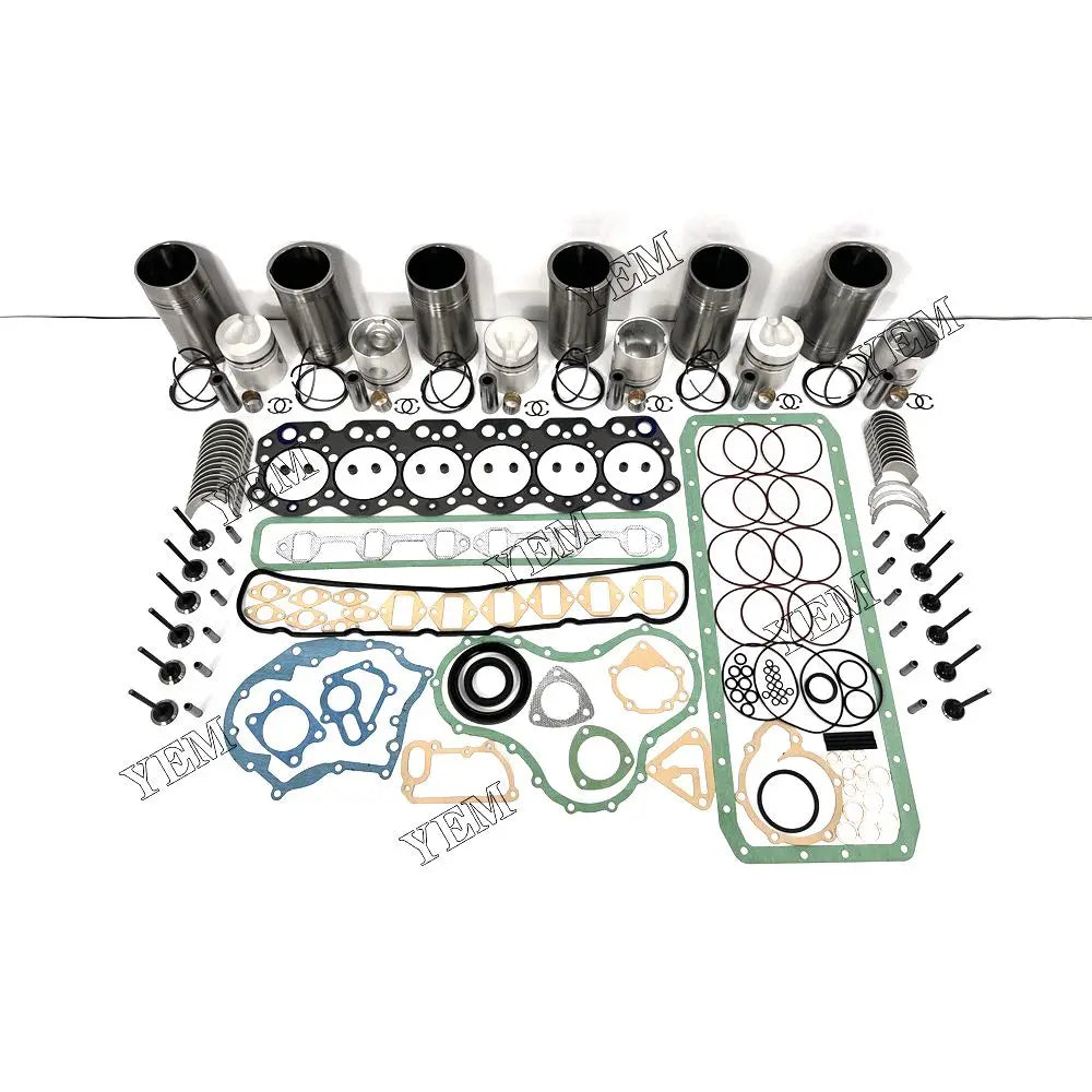 competitive price Engine Repair Liner Kit Full Gasket Set Bearing Valve For Mitsubishi 6DS70 excavator engine part YEMPARTS