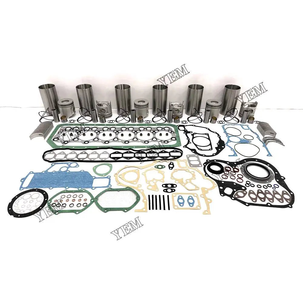 1 year warranty For Isuzu Engine Repair Kit With Cylinder Piston Rings Liner Gaskets Bearings 6D34 engine Parts YEMPARTS