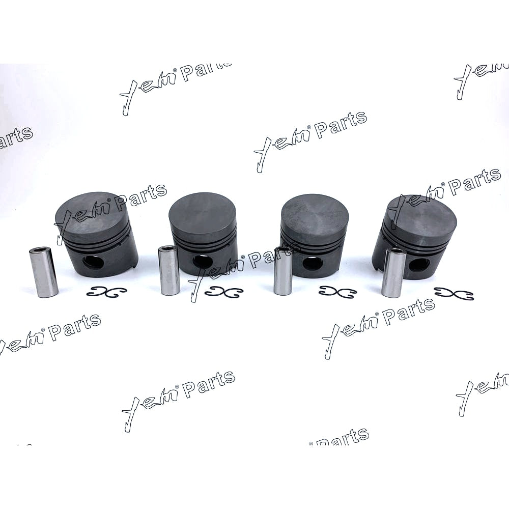 YEM Engine Parts Piston Set STD 76mm For Kubota V1502 x4 PCS Engine Parts For Kubota