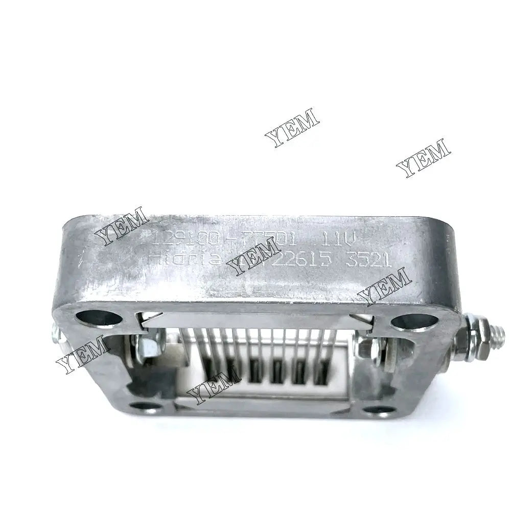 competitive price YM129100-77501 Air Heater For Yanmar 4TNV84 4TNV88 excavator engine part YEMPARTS
