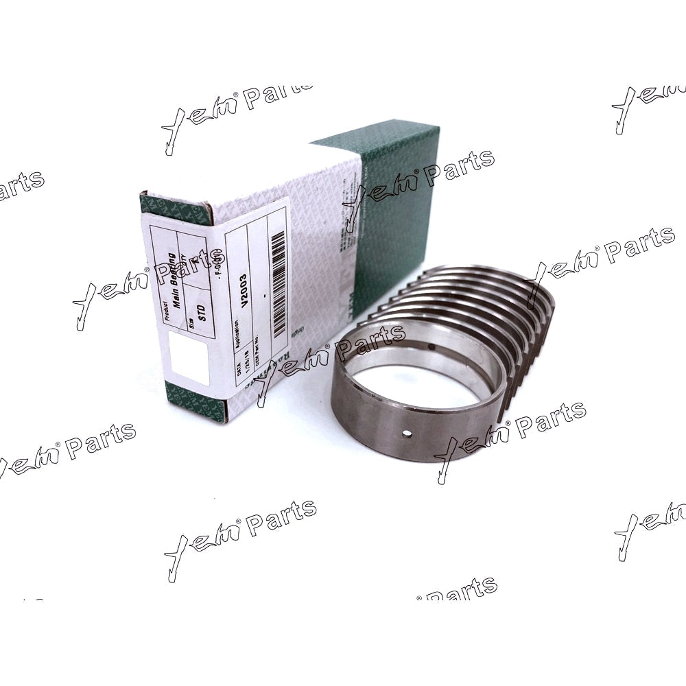 YEM Engine Parts Main Bearing Oversize + 0.25mm For Kubota V2003 Engine Parts For Kubota