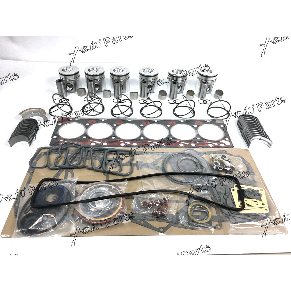 YEM Engine Parts 6BT Overhaul Rebuild Kit For Cummins 5.9L Engine Piston Ring Gasket Bearing Set For Cummins
