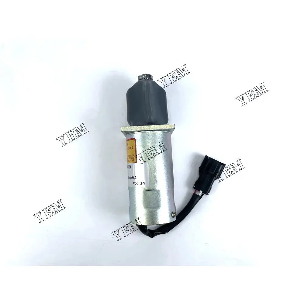 competitive price 300743-00068 Shutdown Solenoid For Doosan P158LE P180LE P2222E D1146T excavator engine part YEMPARTS
