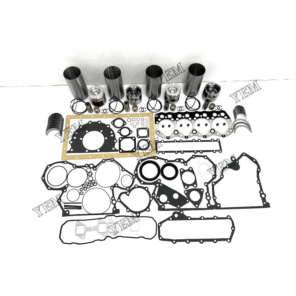 1 year warranty For Mitsubishi Rebuild Kit With Cylinder Gasket Kit Piston Rings Liner Bearings S4S engine Parts YEMPARTS