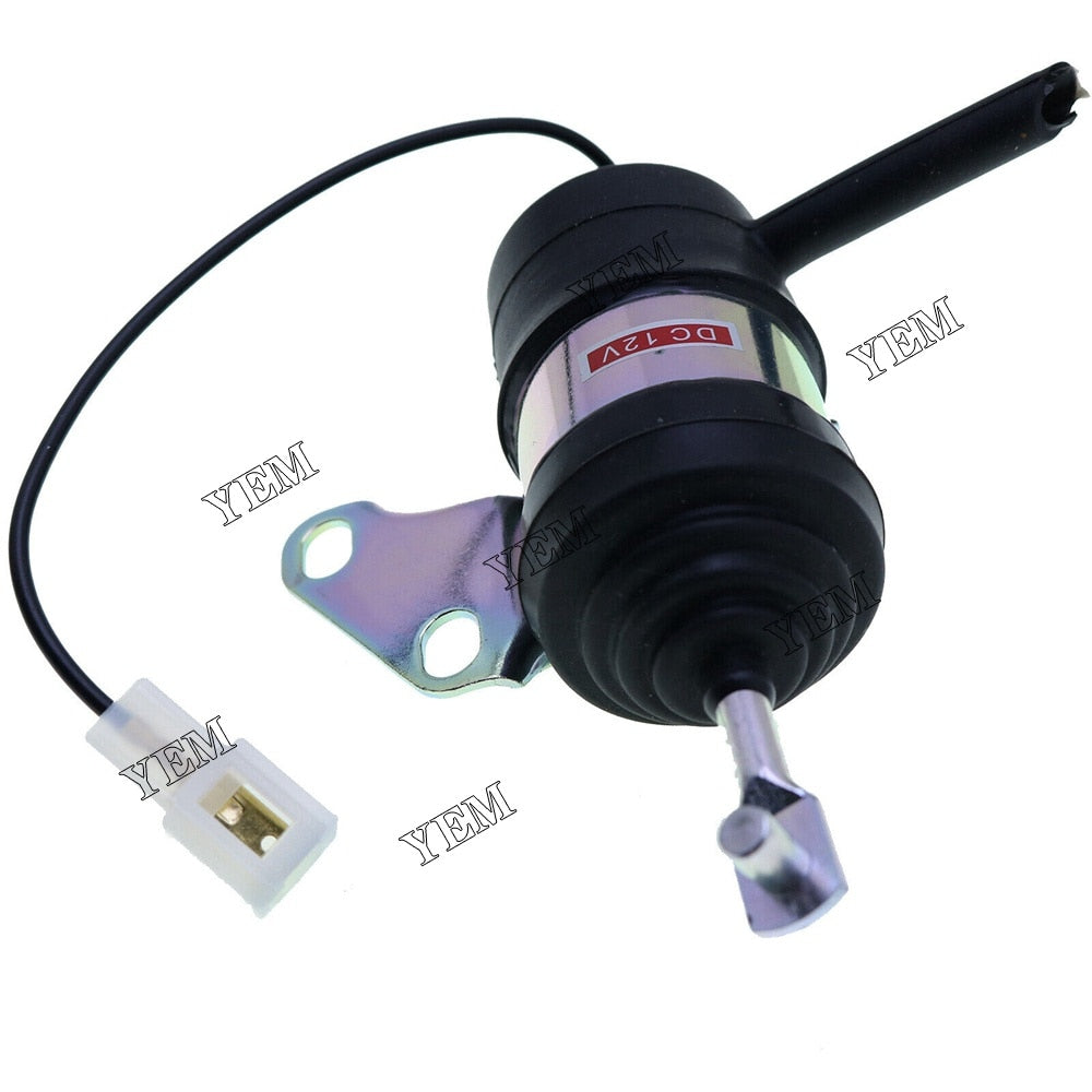 YEM Engine Parts Stop Solenoid Valve 16851-60011 12V For Kubota Mower Tractor Excavator For Kubota