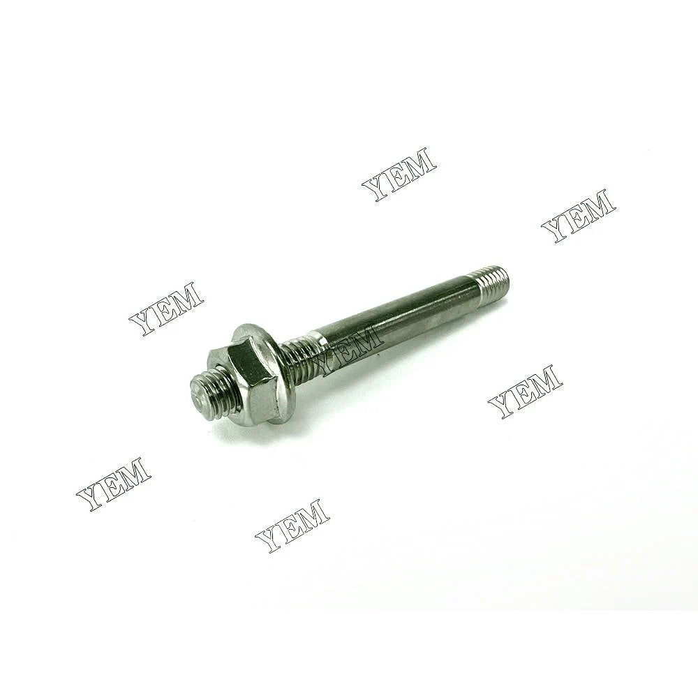 Free Shipping 4BG1 Exhaust Manifold Bolt For Isuzu engine Parts YEMPARTS