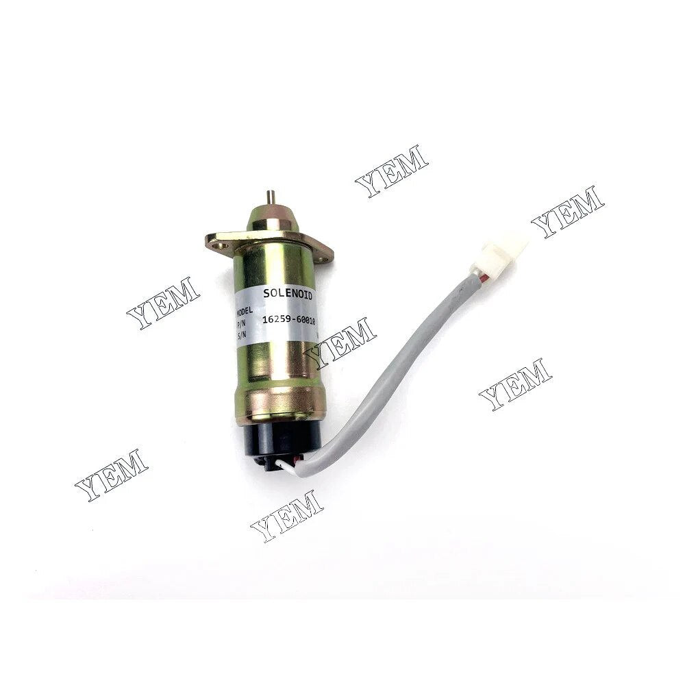 For Kubota excavator engine D1105 Solenoid Valve 16259-60010 YEMPARTS