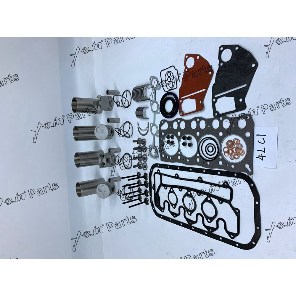 YEM Engine Parts 4LC1 Overhaul Rebuild Kit For Isuzu Engine For SUMITOMO SH40JX IHI 40JX For Isuzu