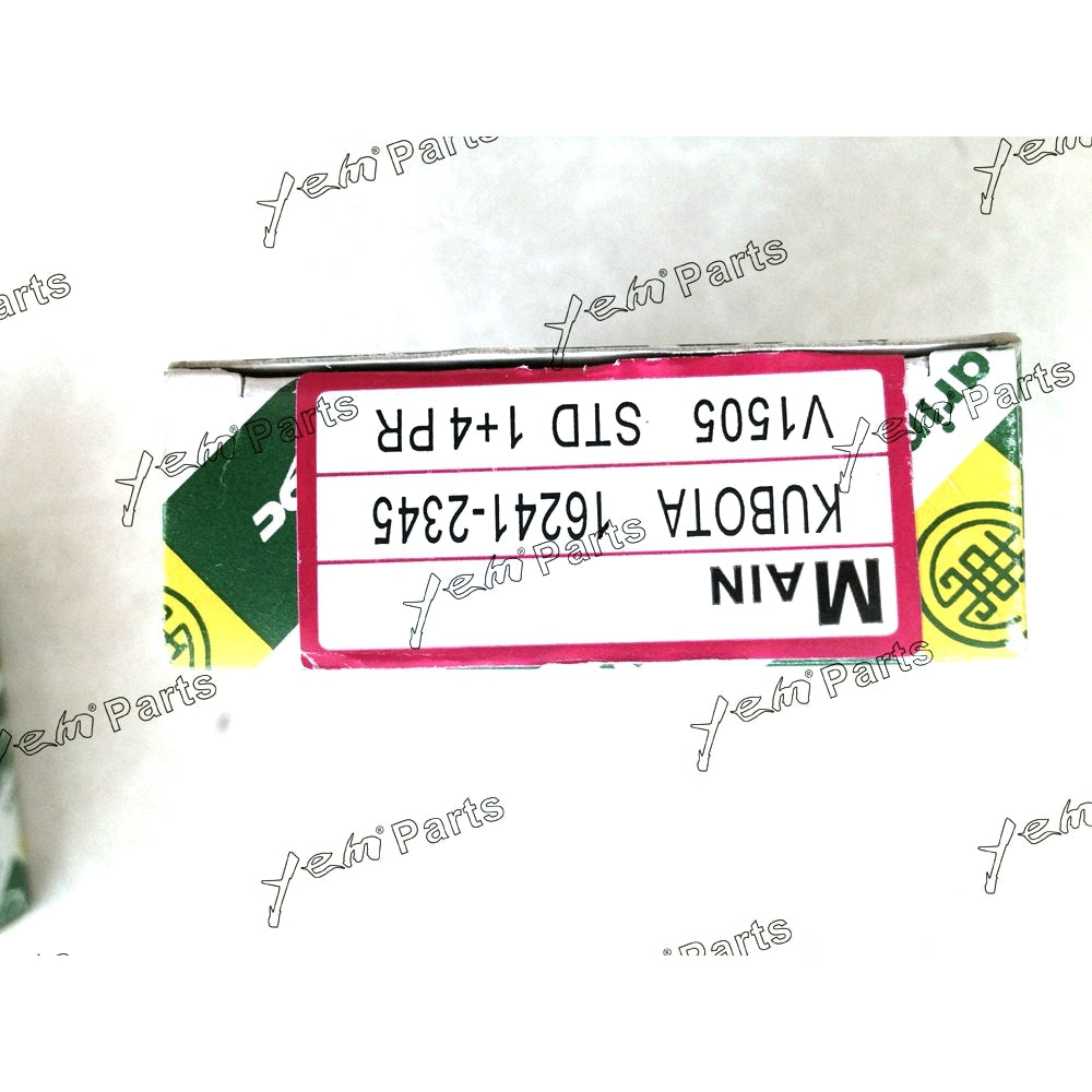 YEM Engine Parts Main Bearing Oversize +0.25mm For Kubota V1505 Engine Parts For Kubota