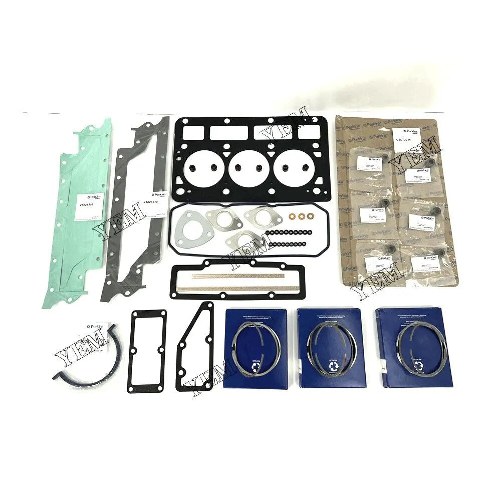 For Perkins excavator engine 903-27 Complete Gasket Repair Kit U5MK0821 YEMPARTS