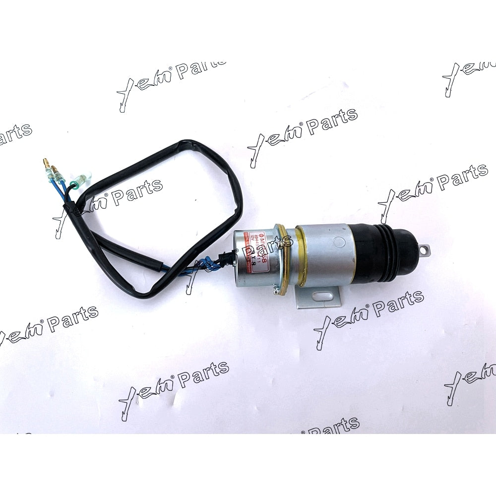 YEM Engine Parts Heavy Duty Fuel Shutoff Solenoid MV2-17A 12V For Hitachi Isuzu 4JG1 6BG1 6BB1 For Isuzu