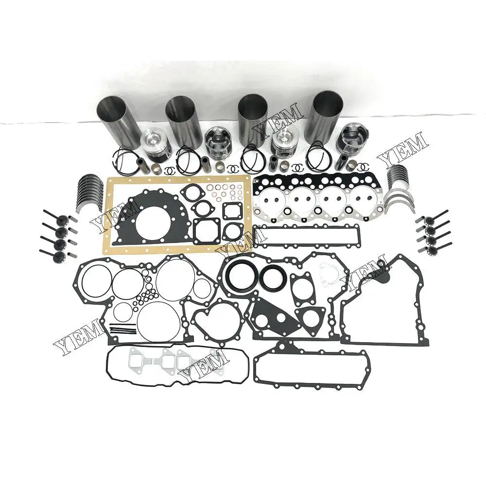 1 year warranty For Mitsubishi Rebuild Kit With Cylinder Gaskets Piston Rings Liner Bearing Valves S4S engine Parts YEMPARTS
