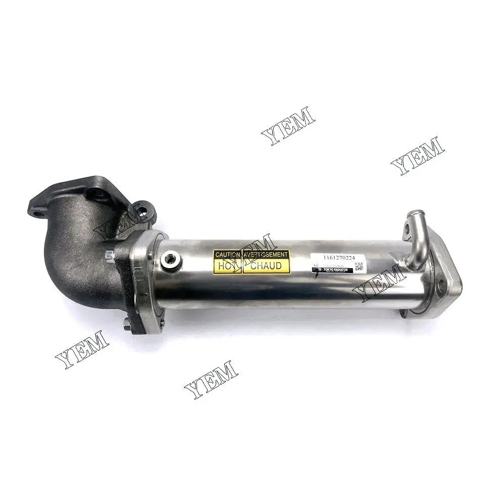 For Isuzu excavator engine 6WG1 Egr Cooler Pipe With Elbow 1161270224 YEMPARTS