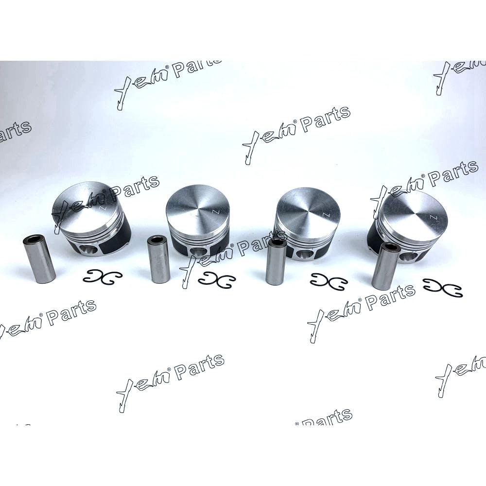 YEM Engine Parts Piston Set STD 72mm For Kubota ZB600 / D850 / V1100 Engine Parts For Kubota
