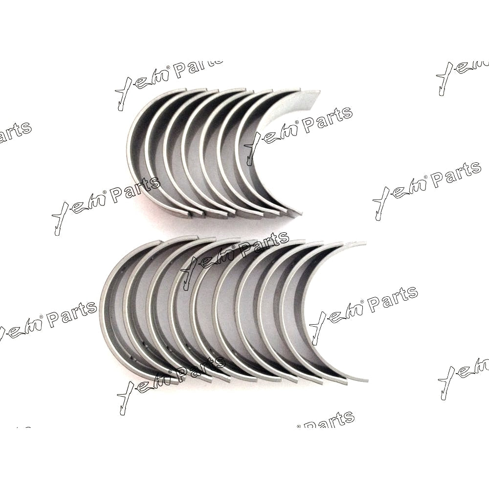 YEM Engine Parts STD Main Crankshaft Bearing & Con Rod Bearing Set For Kubota V2607 Engine For Kubota