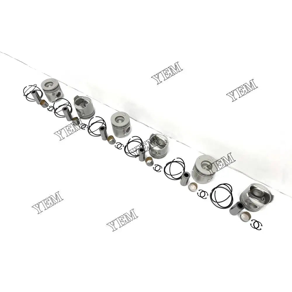 1 year warranty For Isuzu ME220454 Engine Piston With Cylinder Piston Ring STD 6D34 engine Parts YEMPARTS