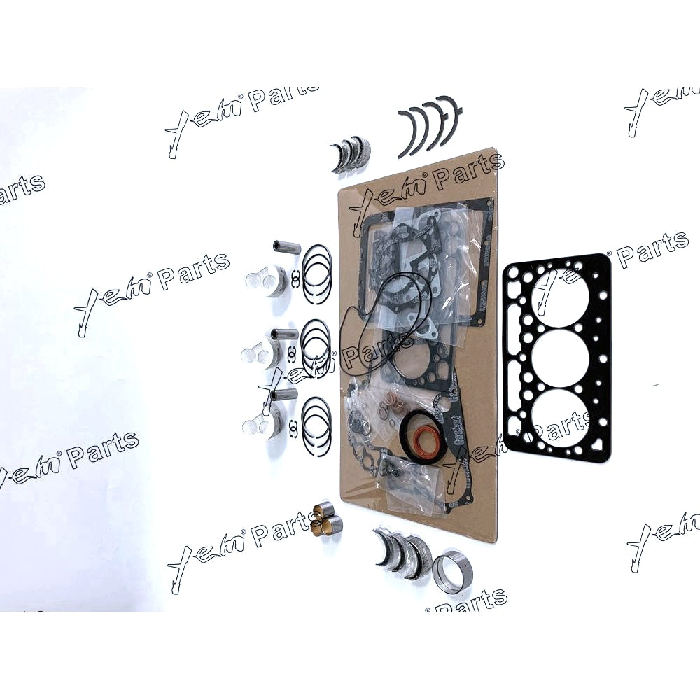 YEM Engine Parts Piston ,Full Gasket, Bearing, Rings, Bush, Thrust Washer For Kubota D722 Engine For Kubota