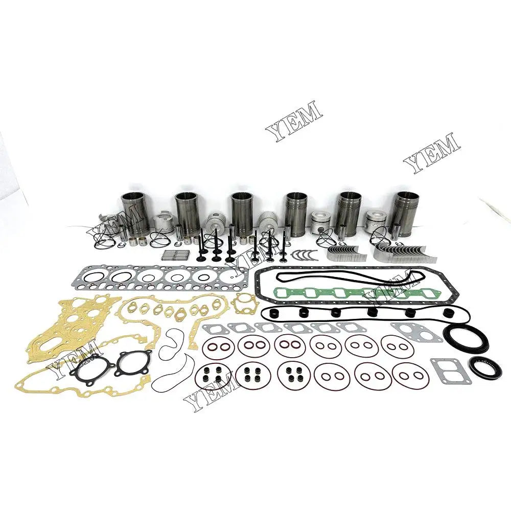 6X High performanceEngine Overhaul Rebuild Kit With Gasket Bearing Valve Set For Nissan FD6 Engine YEMPARTS