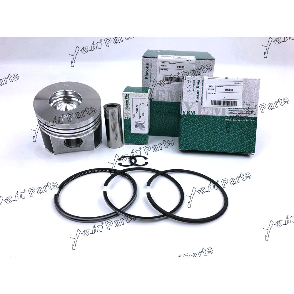 YEM Engine Parts D1803 Overhaul Rebuild Kit For Kubota Engine KL34H KL315 L3540GST Tractor Repair For Kubota