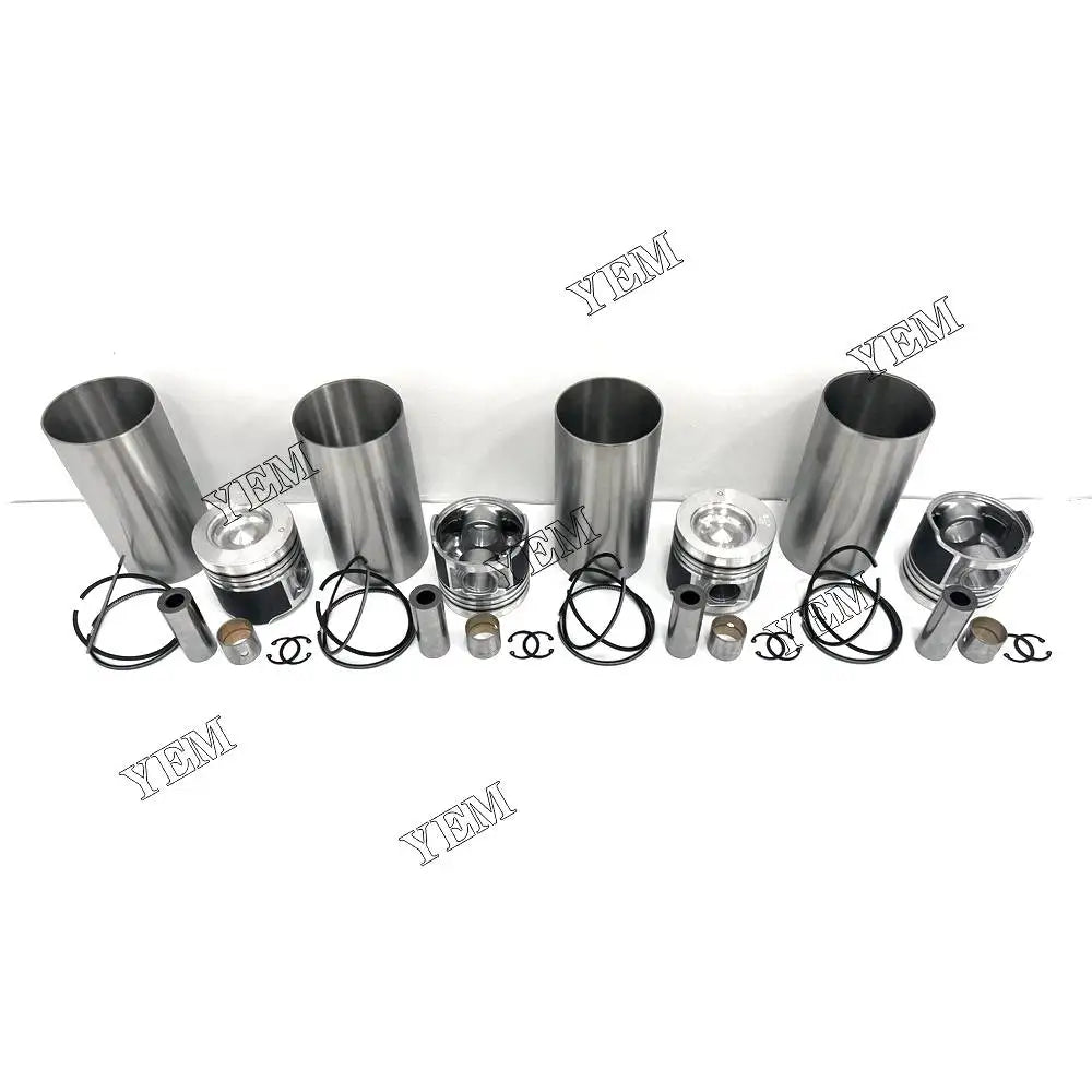 1 year warranty For Mitsubishi Engine Engine Overhaul kit With Piston Rings Set Sleeve S4S engine Parts YEMPARTS