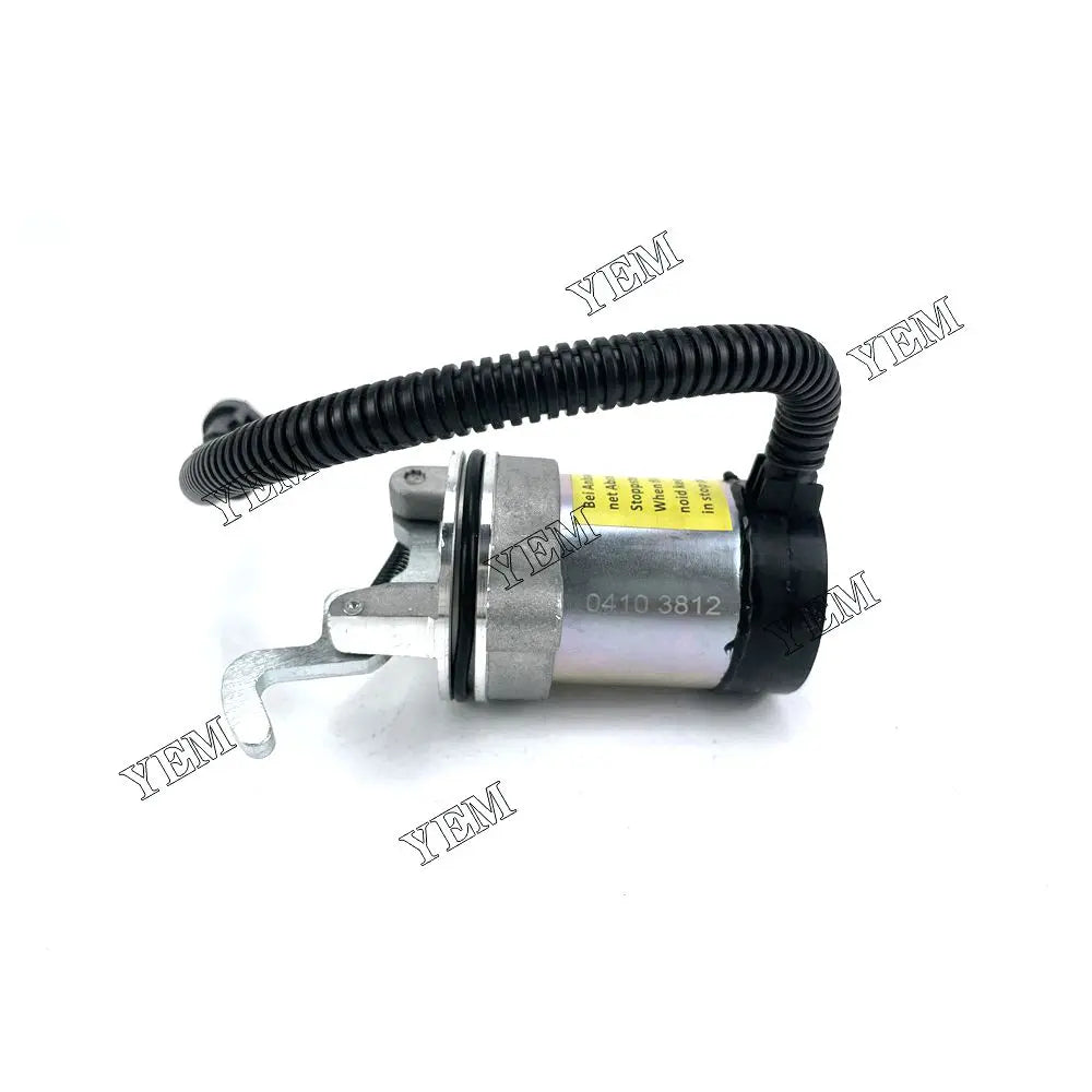 competitive price 0410-3812 Shutdown Solenoid 12V For Deutz F3L1011 F3L2011 F3M1011 F3M2011 F4L1011 F4L2011 F4M1011 F4M2011 excavator engine part YEMPARTS