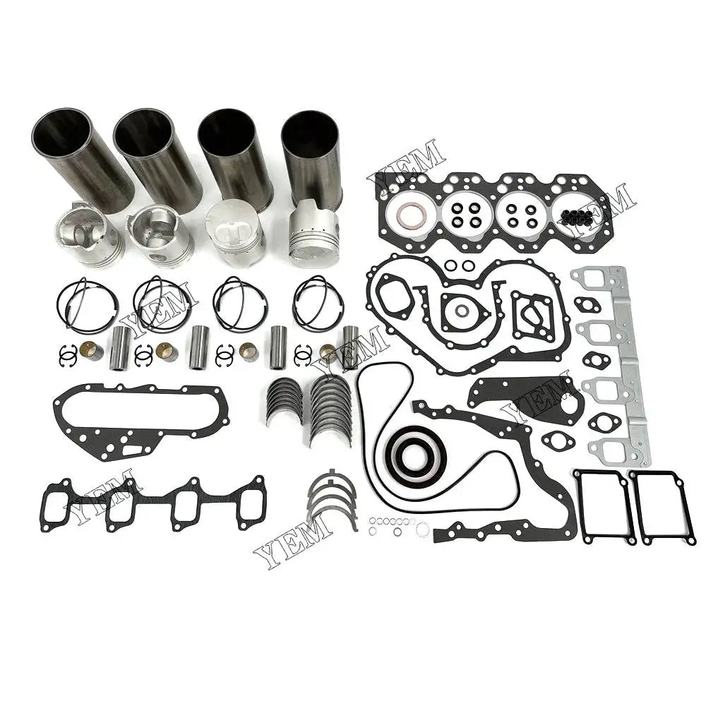 4X High performanceOverhaul Rebuild Kit With Gasket Set Bearing For Toyota 3B Engine YEMPARTS