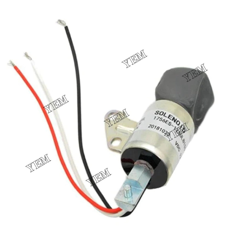 YEM Engine Parts Mini Engine Fuel Shutoff Solenoid SA-4899-12 For Kubota D722 D902 Z482 Stop Solenoid For Kubota
