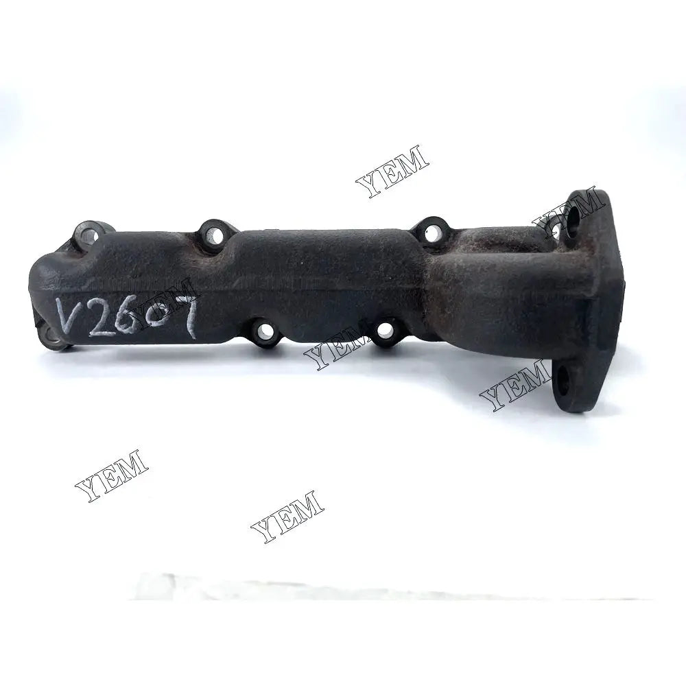 competitive price Exhaust Manifold For Kubota V2607 excavator engine part YEMPARTS