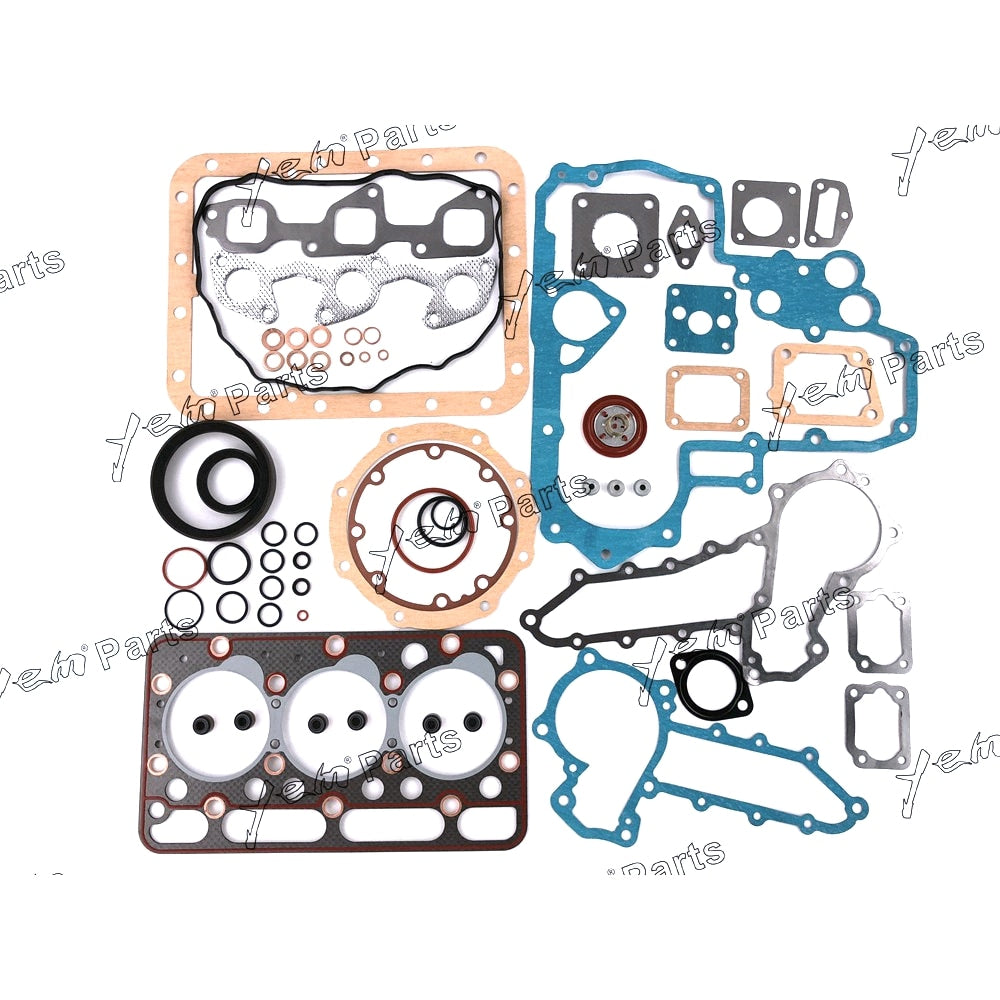 YEM Engine Parts Full Gasket Set Kit with Head Gasket Fit For Kubota D1303 Engine For Kubota