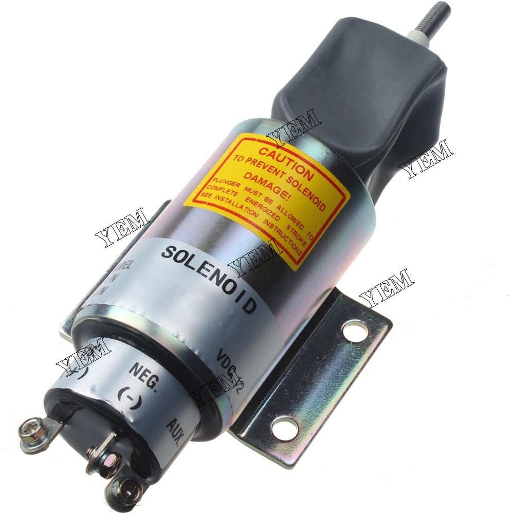 YEM Engine Parts One Piece Fuel Shutoff Stop Solenoid Valve 2001-12E2U1B1S1A For Woodward 12V For Other