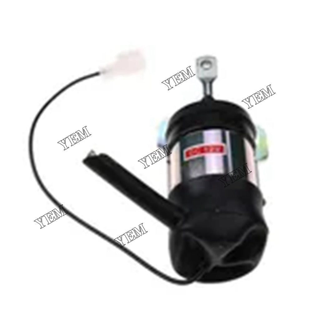 YEM Engine Parts 6655120 For Kubota Fuel Solenoid Valve Shut Off Fit B1250 B1750 L2900 L4200 For Kubota