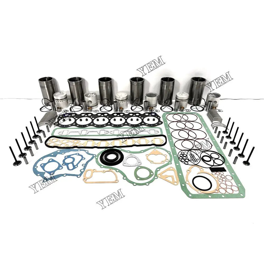 competitive price Engine Repair Liner Kit Full Gasket Set Bearing Valve For Mitsubishi 6DS70 excavator engine part YEMPARTS