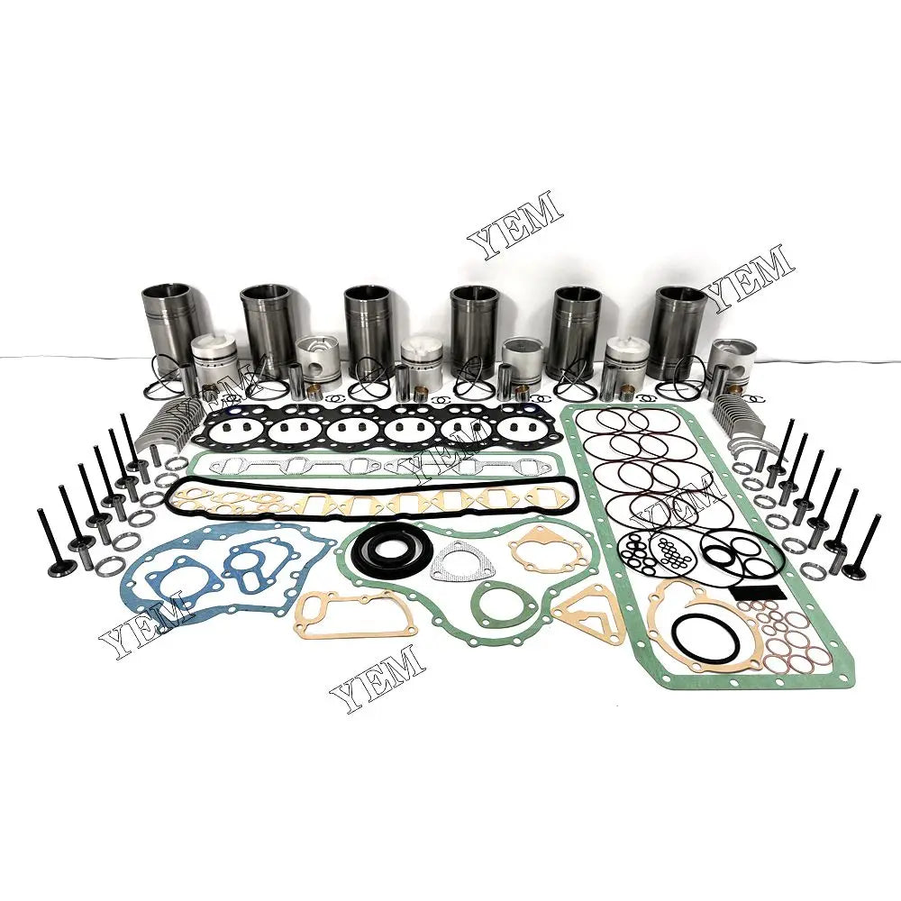 competitive price Overhaul Rebuild Kit With Gasket Set Bearing-Valve Train For Mitsubishi 6DS70 excavator engine part YEMPARTS