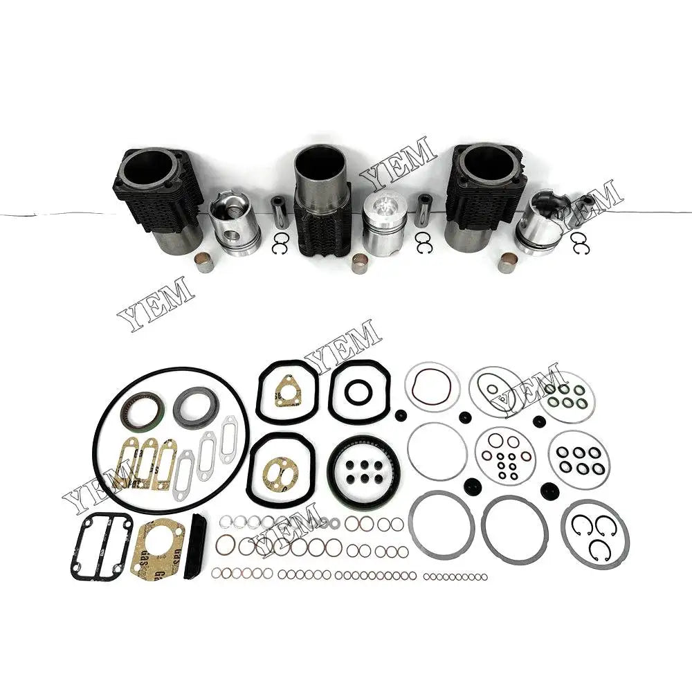 3X High performanceOverhaul Kit With Gasket Set For Deutz F3L912 Engine YEMPARTS