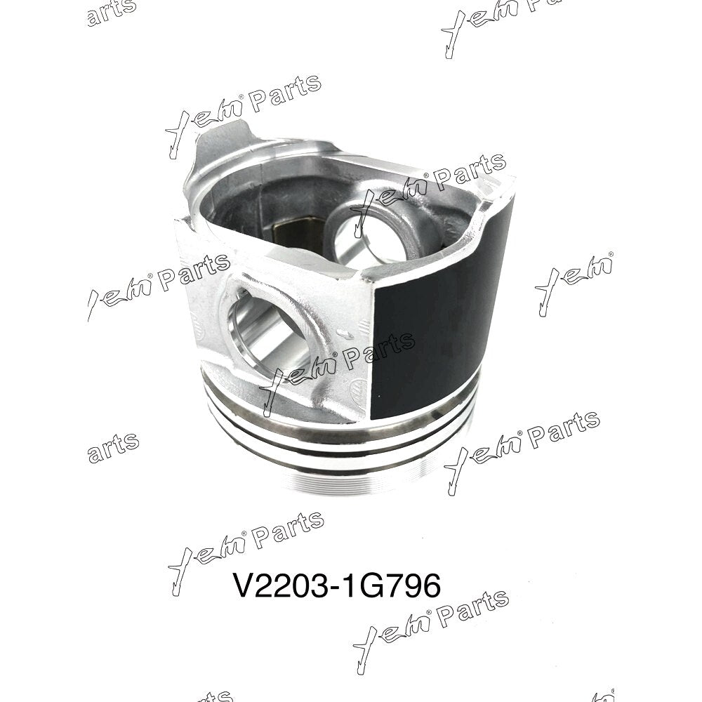 YEM Engine Parts Piston Set STD 87mm For Kubota V2203 D1703 Engine Parts For Kubota