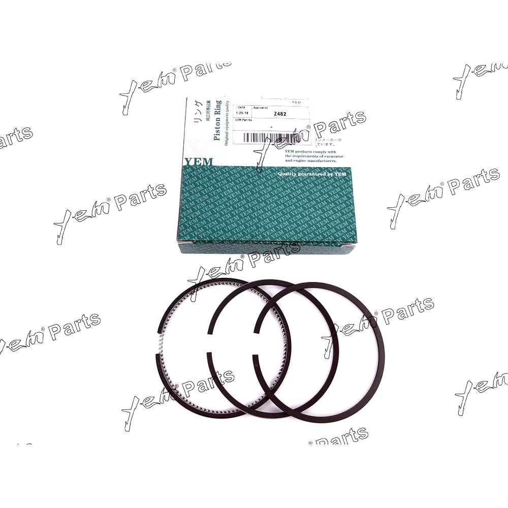 YEM Engine Parts 2 Sets Piston Ring 67mm For KUBOTA Z482 Diesel Engine For Kubota