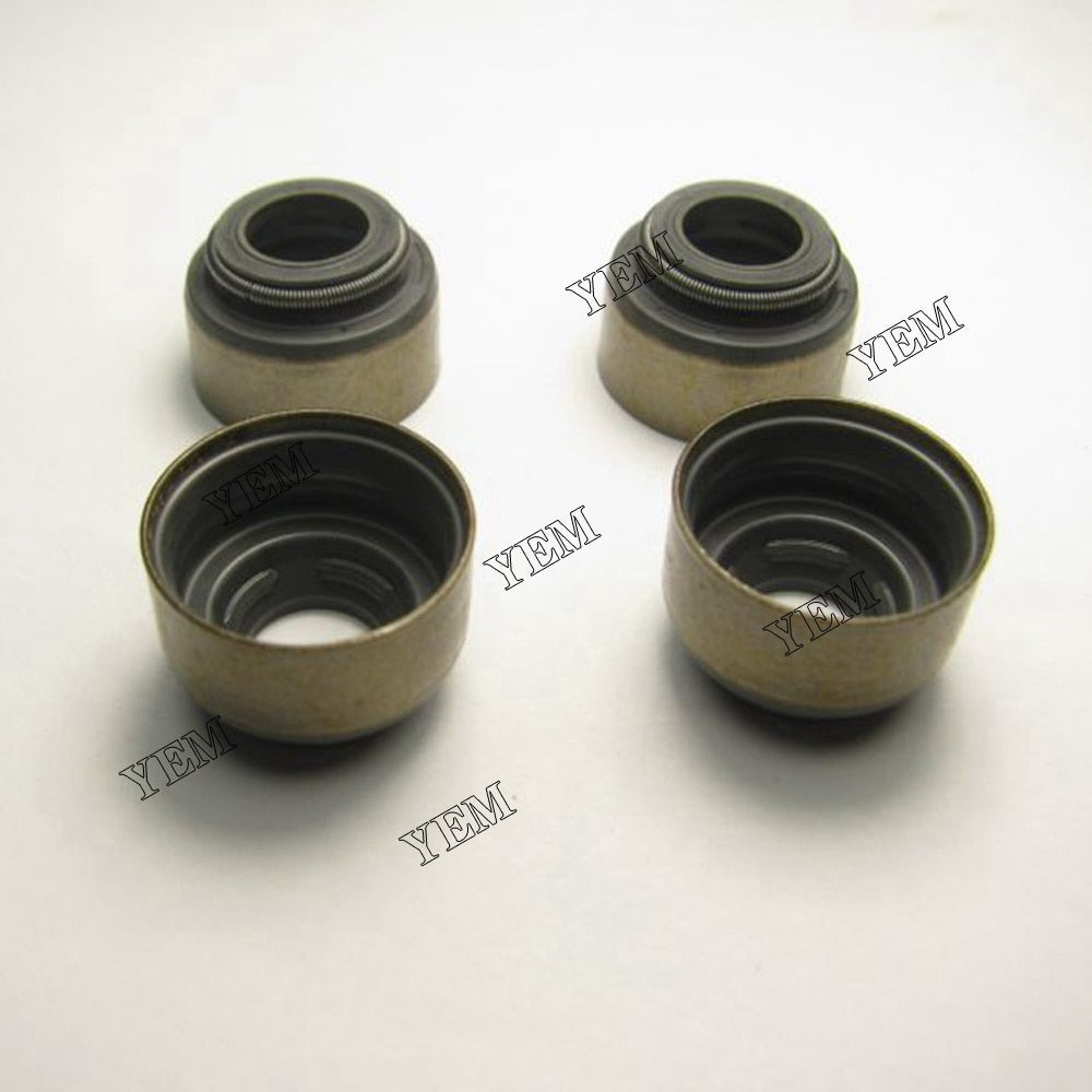 YEM Engine Parts For Kubota D1105 V1505 V3300 V3600 8PCS Valve Stem Seal 1C010-13150 1C01013151 For Kubota
